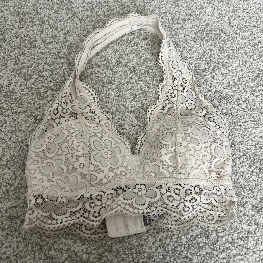 Aerie Xs padded white bralette